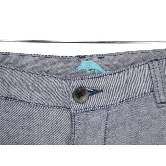 Tommy Bahama Men's‎ Cotton/Tencel Stretch Chino Shorts Blue Size 38 - Picture 4 of 12